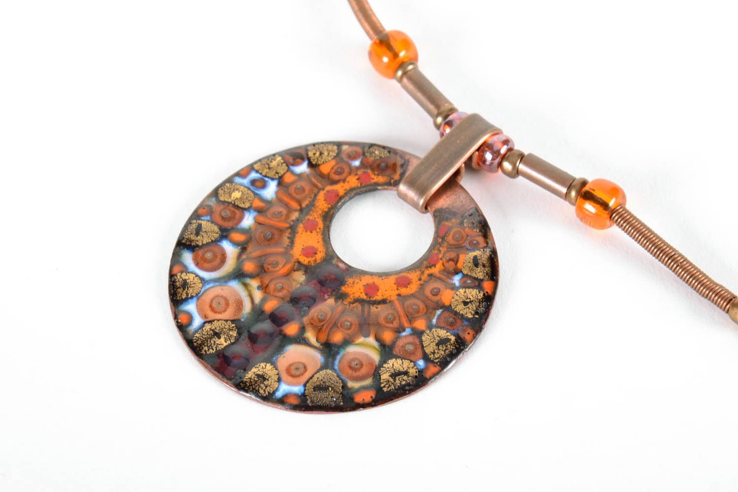 Copper necklace photo 1