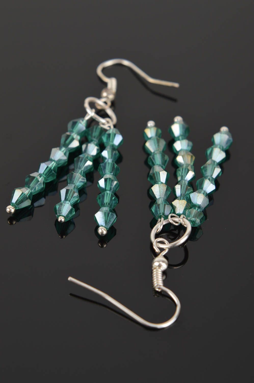 Crystal earrings handmade jewelry earrings with charms fashion jewelry photo 2