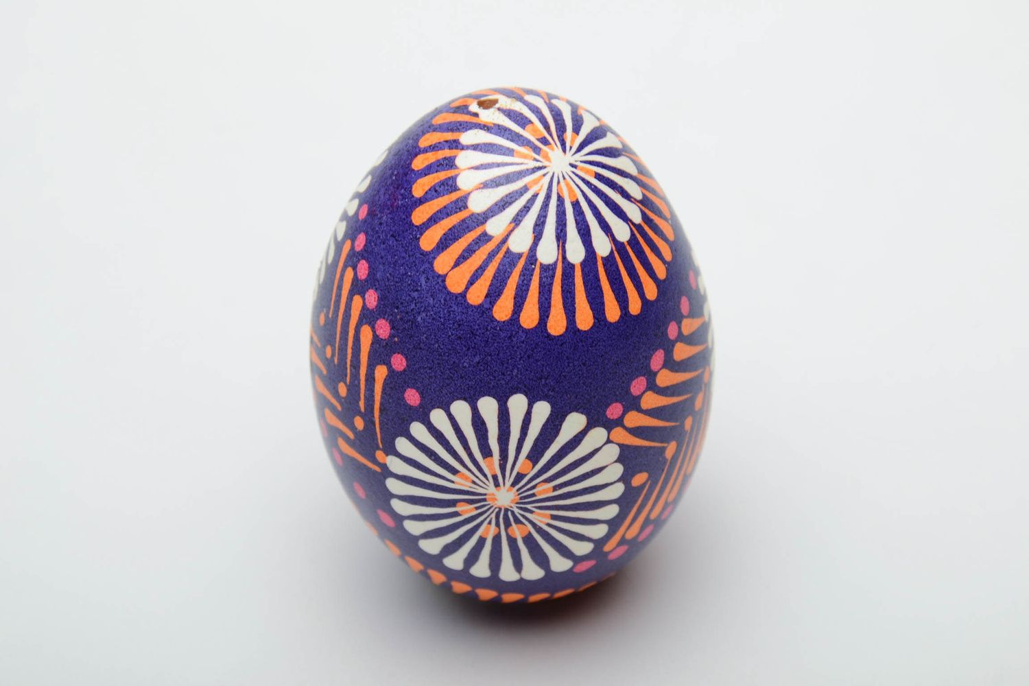 Расписное яйцо в технике лемковской росписи  фото 2