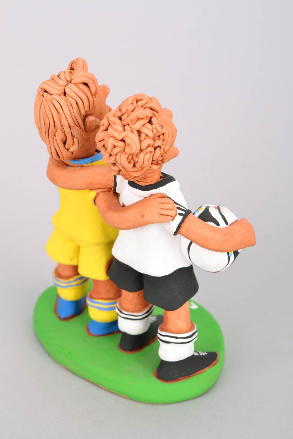 Unusual figurine Football Players photo 5