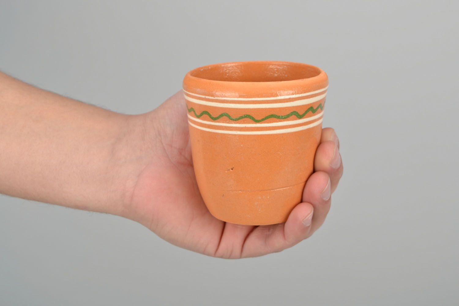 Large ceramic salt pot photo 2