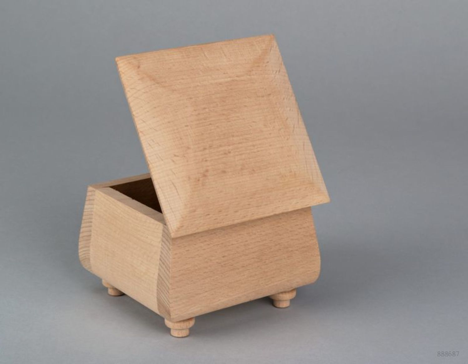 Caja de madera para talla y decoupage foto 5