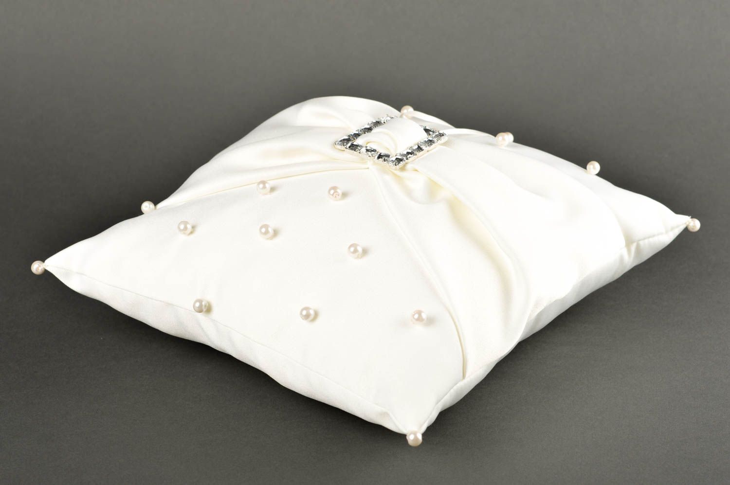 Beautiful handmade ring bearer pillow handmade wedding accessories gift ideas photo 3