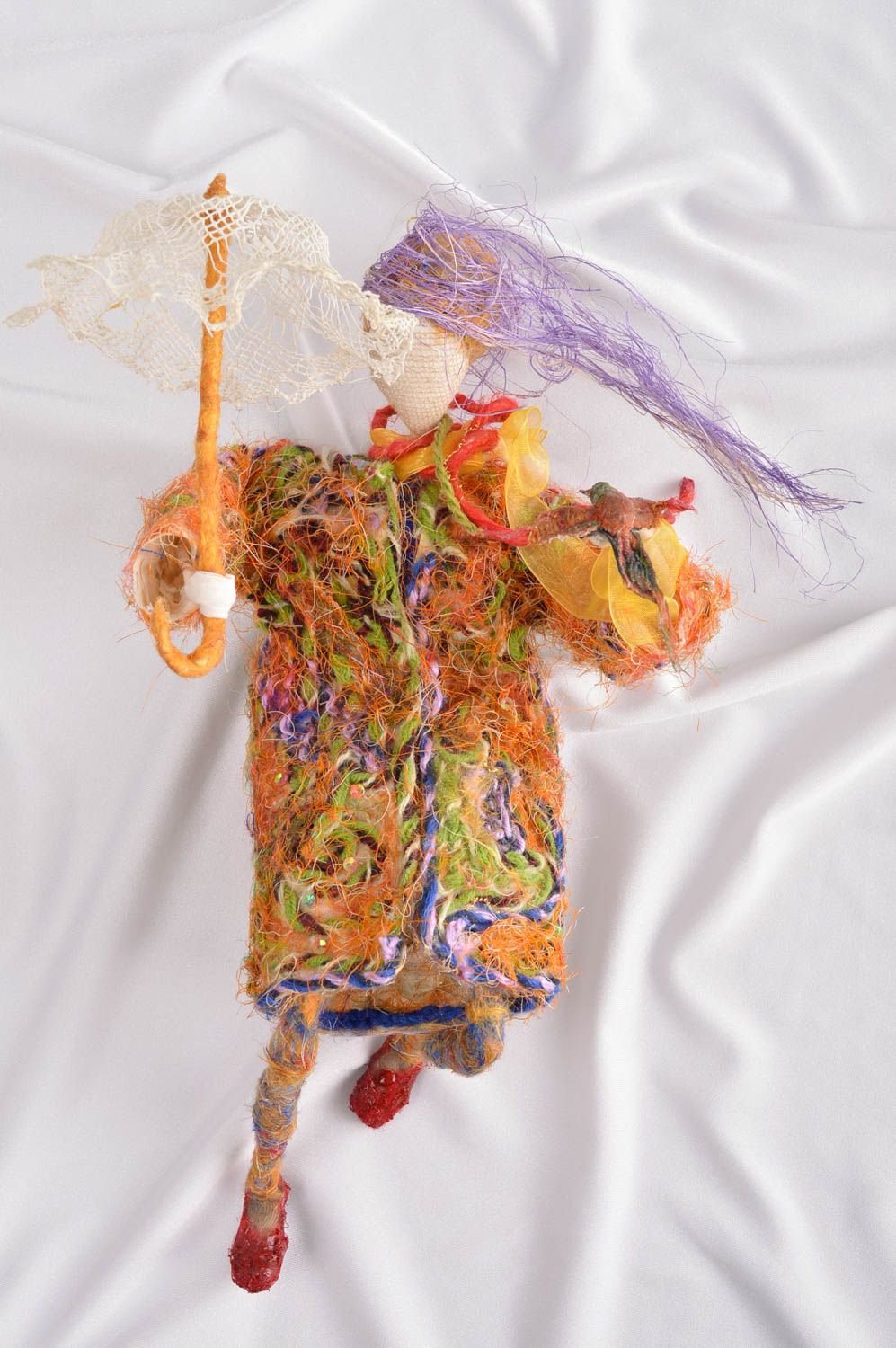 Авторская кукла ручной работы дизайнерская кукла необычная сувенирная кукла фото 1