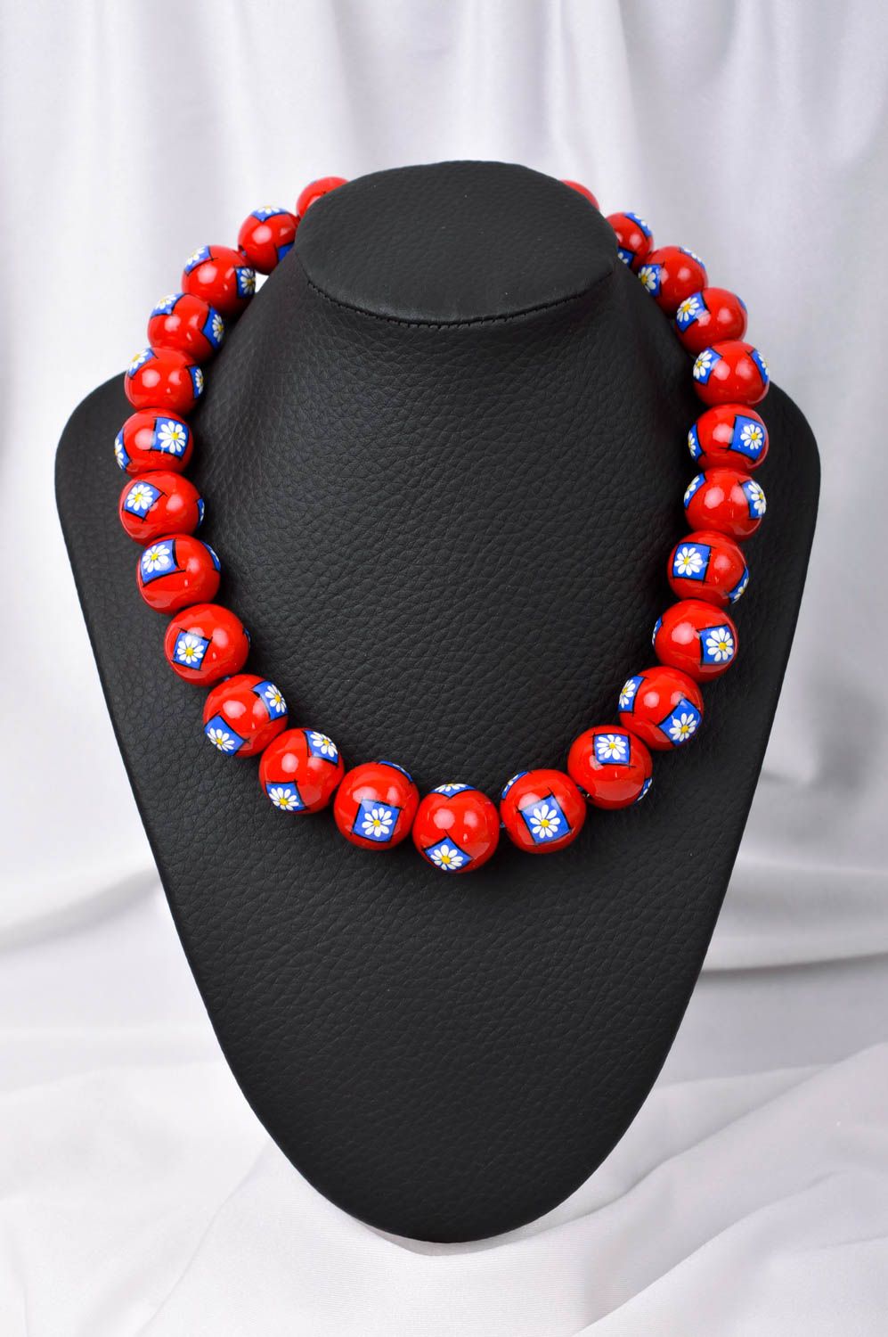 Ceramic jewelry bead necklace handcrafted jewelry fashion necklaces for women photo 1