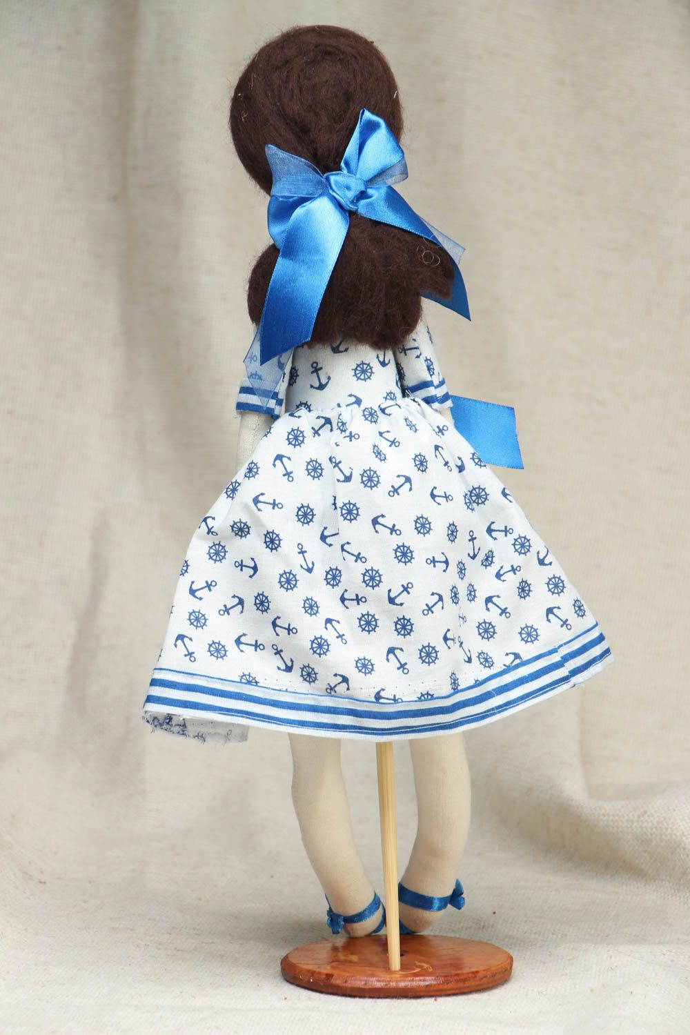 Handmade collectible doll photo 3
