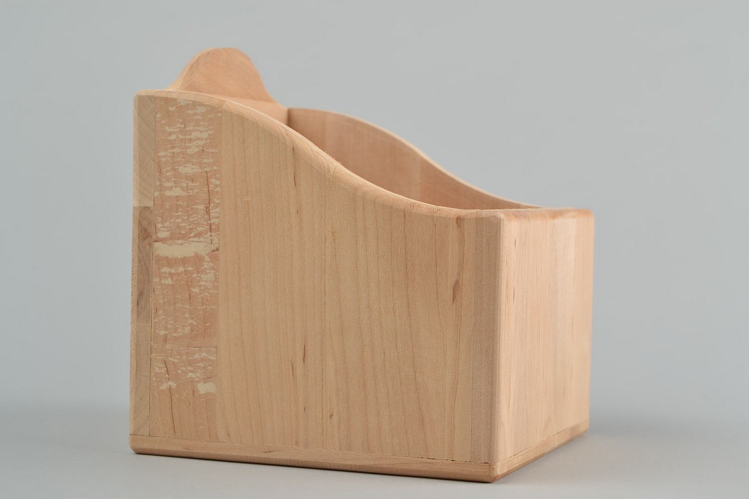 DIY handmade designer carved wooden blank spice box for creative work photo 4