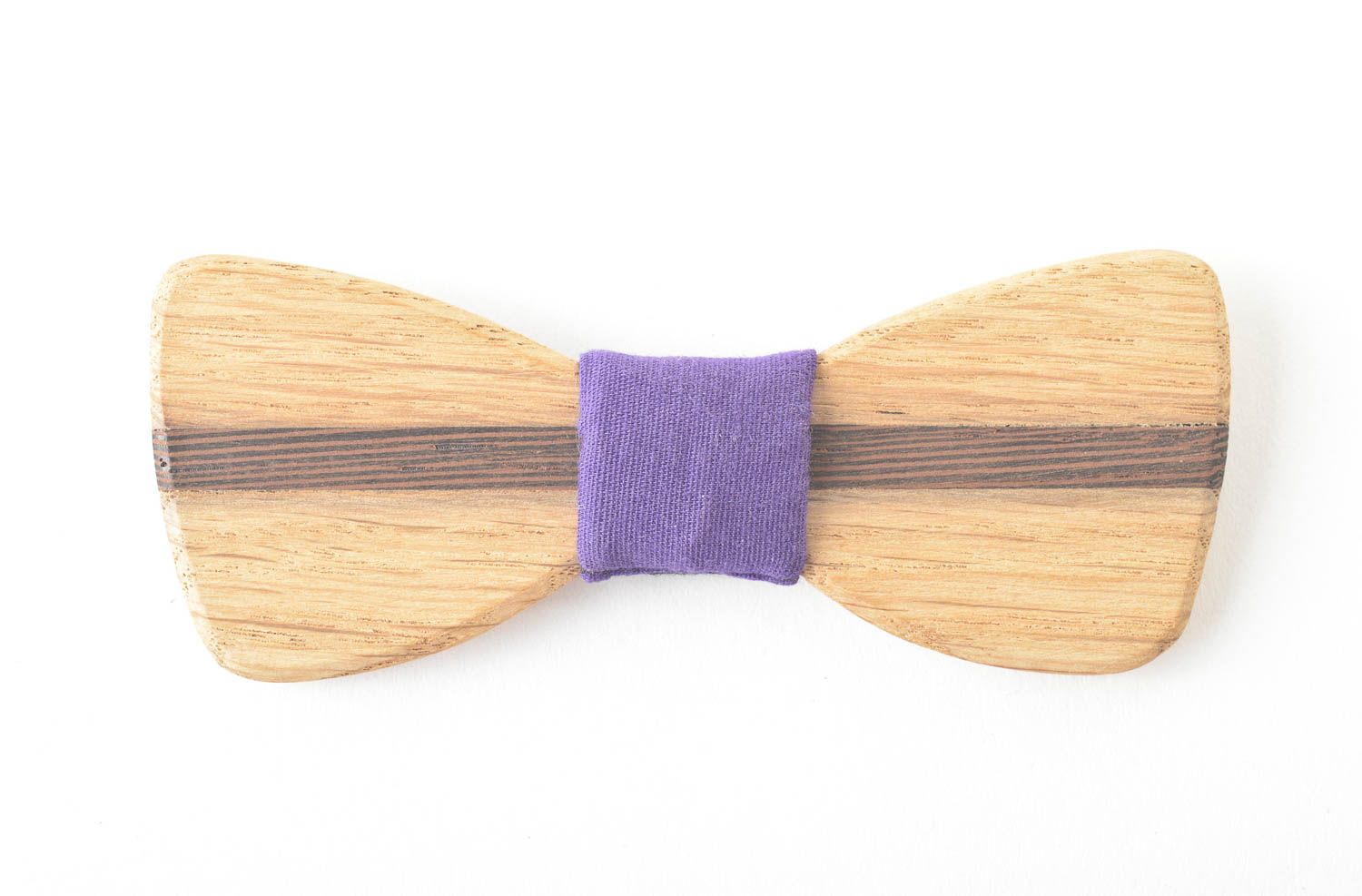 Helle Fliege aus Holz handmade Accessoire für Männer Krawatte Fliege stilvoll foto 2