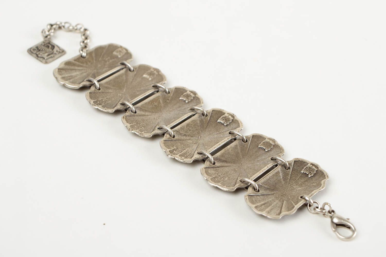 Handmade Ethno Modeschmuck Armband aus Metall Designer Schmuck Frauen Accessoire foto 5