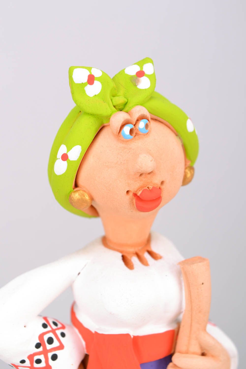 Ceramic handmade figurine Hostess photo 4