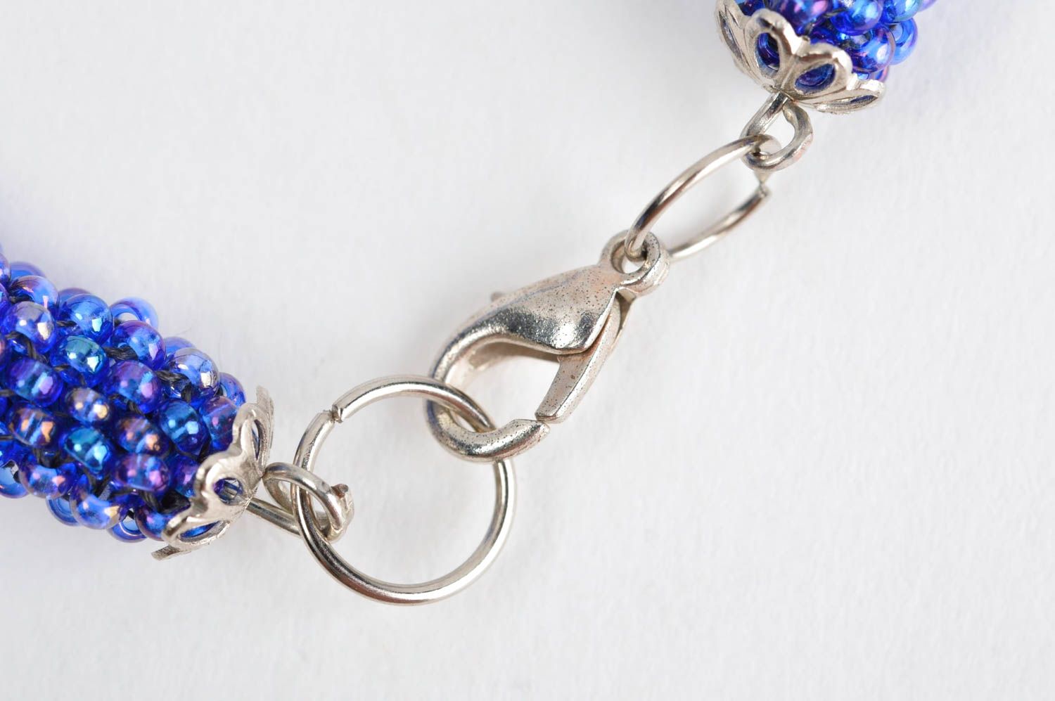 handmade beads necklace handmade bijouterie jewelry of beads beaded accessories photo 4