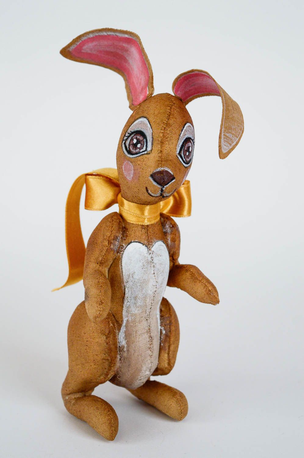 Aroma Kuscheltier Hase Designer Spielzeug aus Baumwolle handgemacht weich  foto 1