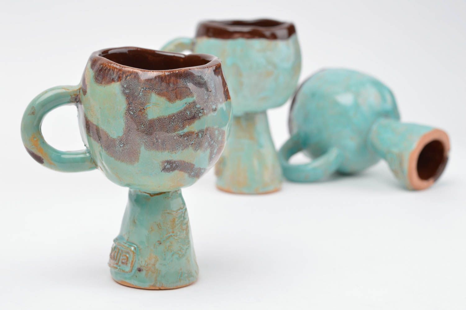 Tazas artesanales de cerámica para té menaje de cocina regalos originales  foto 3