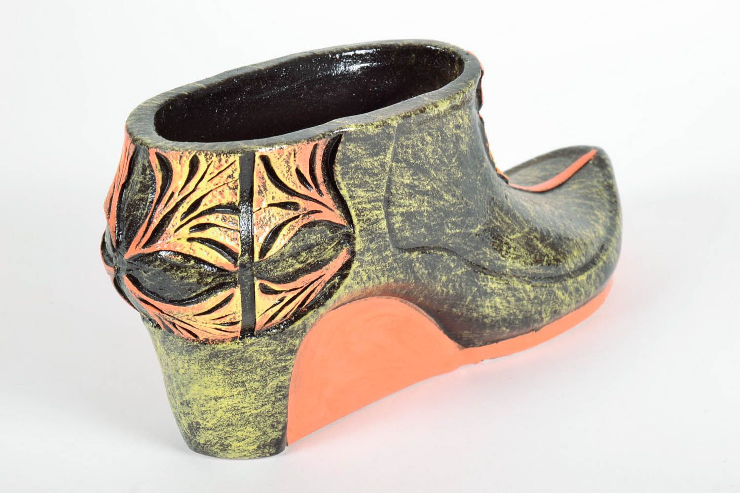 Keramik-Blumentopf Schuh foto 2