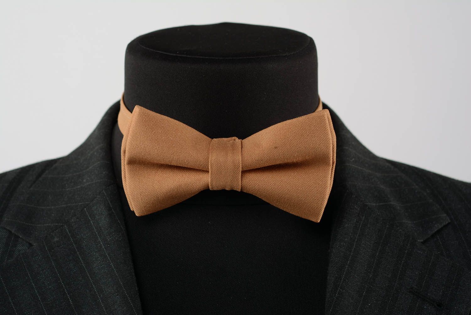 Coffee colored bow tie photo 2