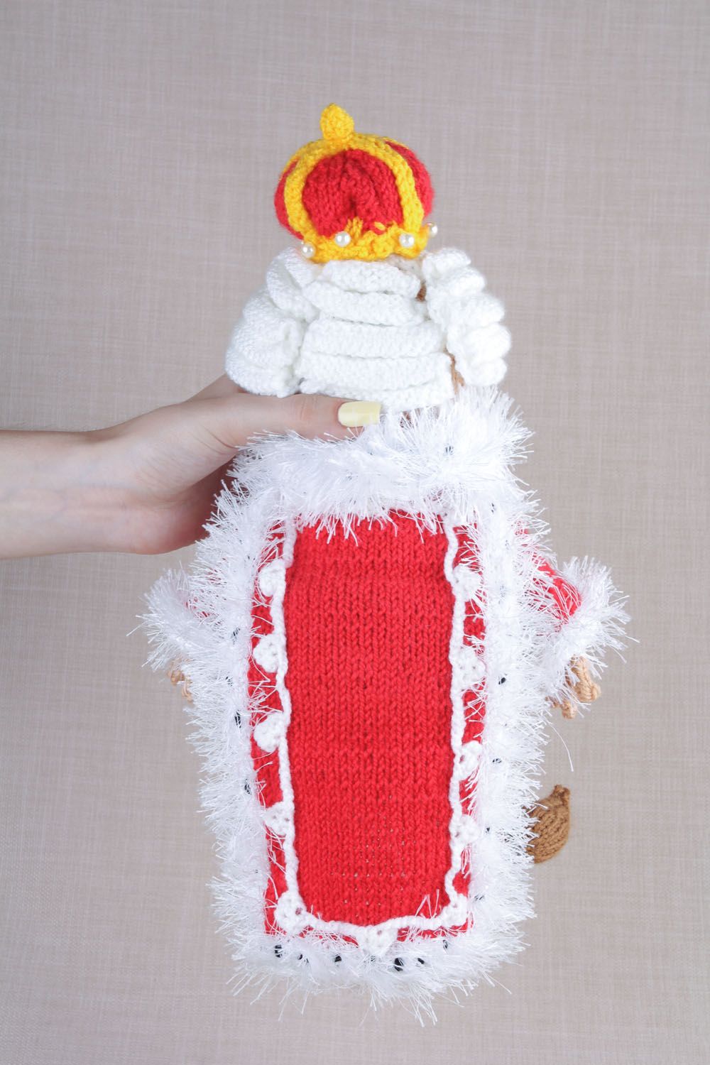 Soft crochet toy King photo 5
