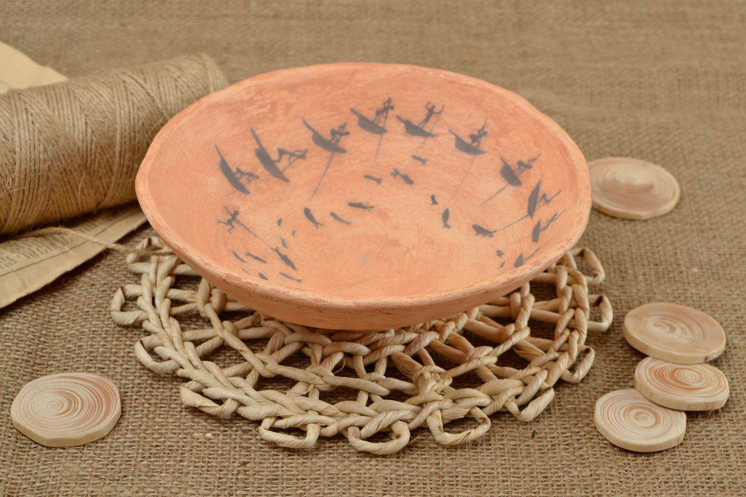 Handmade ceramic plate ceramic bowl kitchen decor ceramic soup bowl pottery bowl photo 1