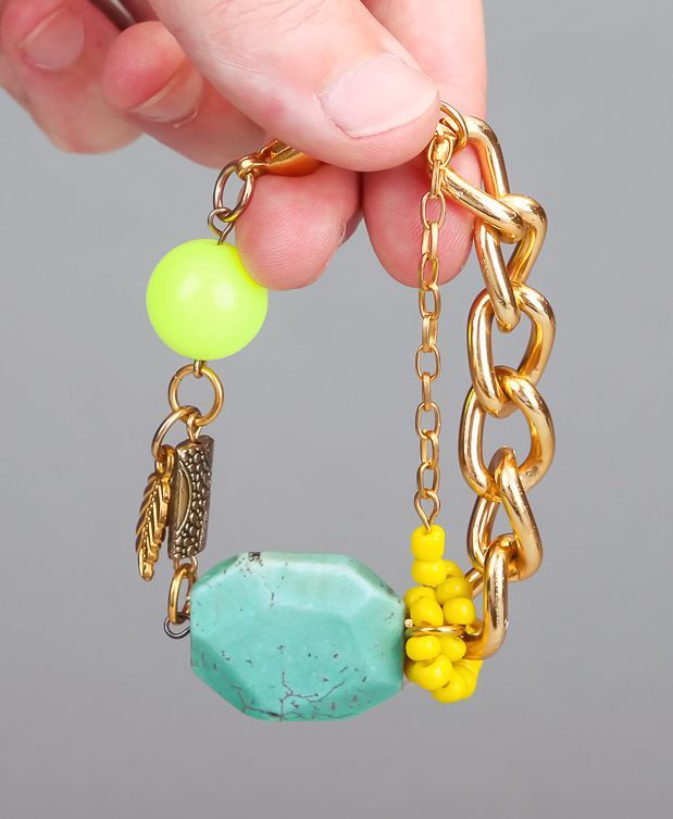 Bracelet with turquoise photo 5