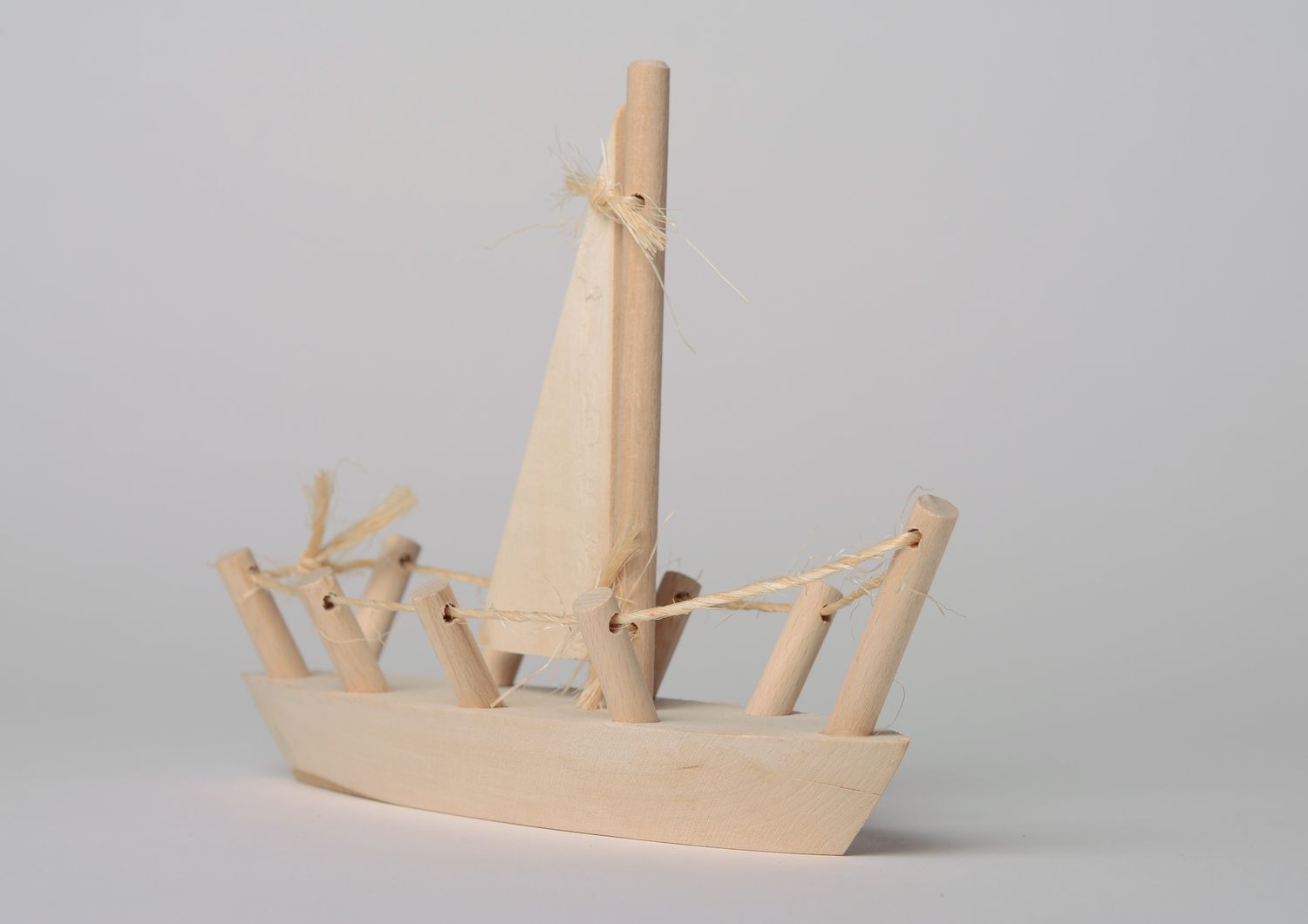 Wooden toy ship  photo 4