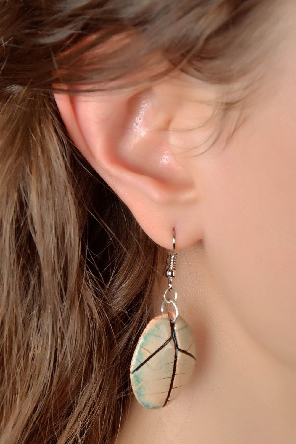 Ceramic earrings photo 4