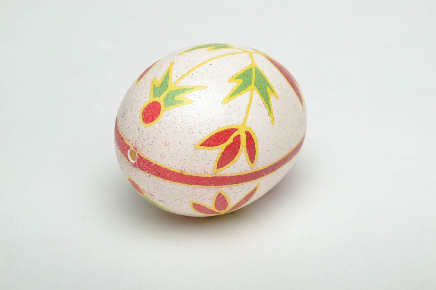 Handmade Easter egg with drawing photo 4