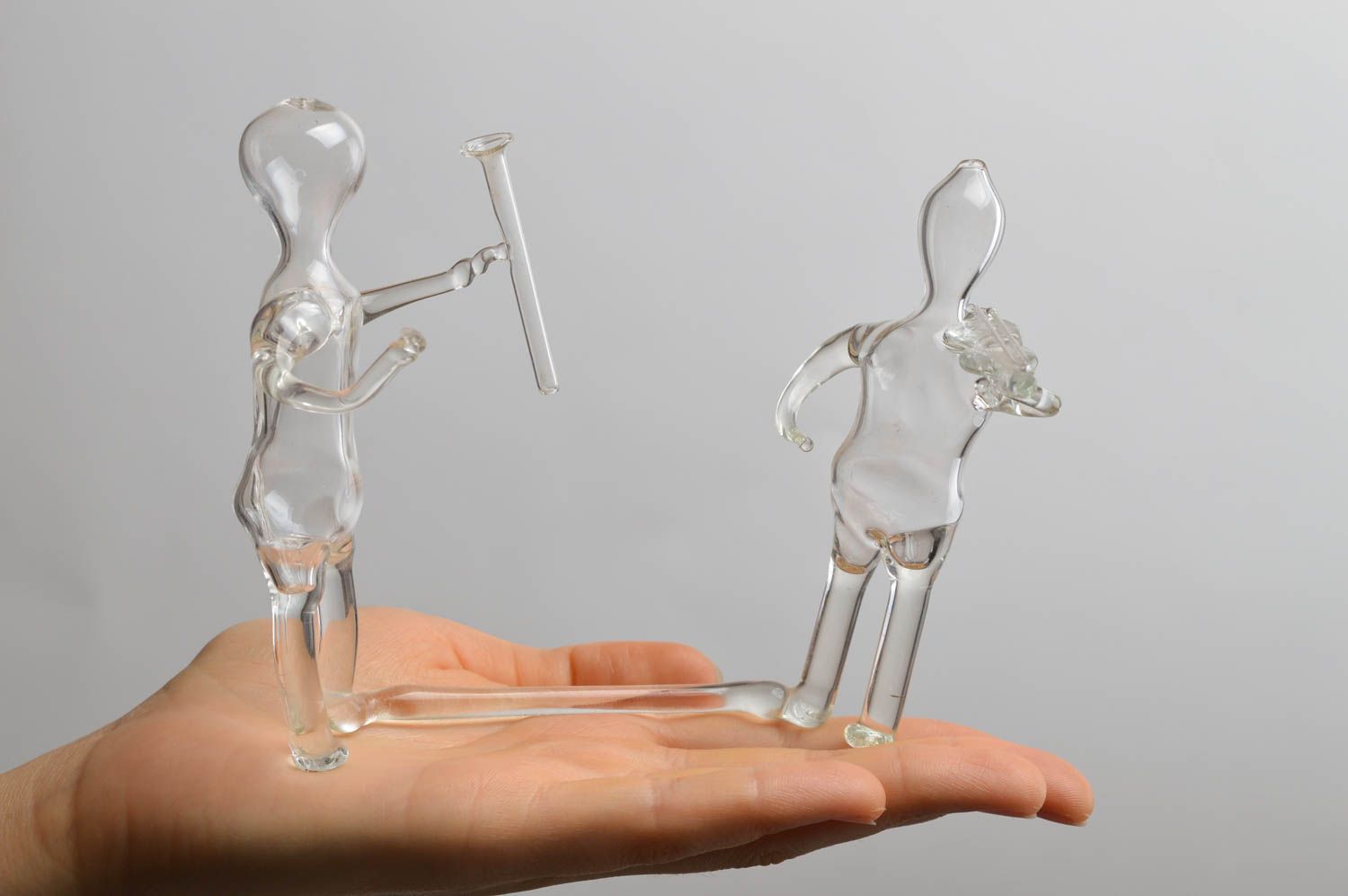 Figuras decorativas hechas a mano de cristal decoración de hogar regalo original foto 5