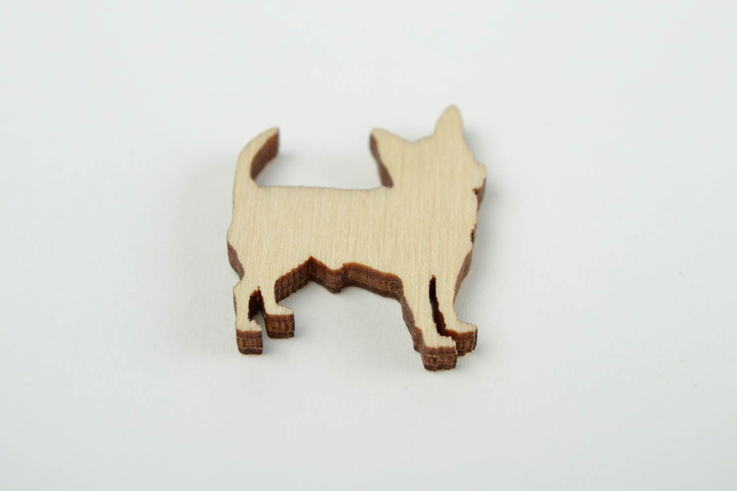 Beautiful handmade wooden blank plywood blank dog DIY keychain art and craft photo 5