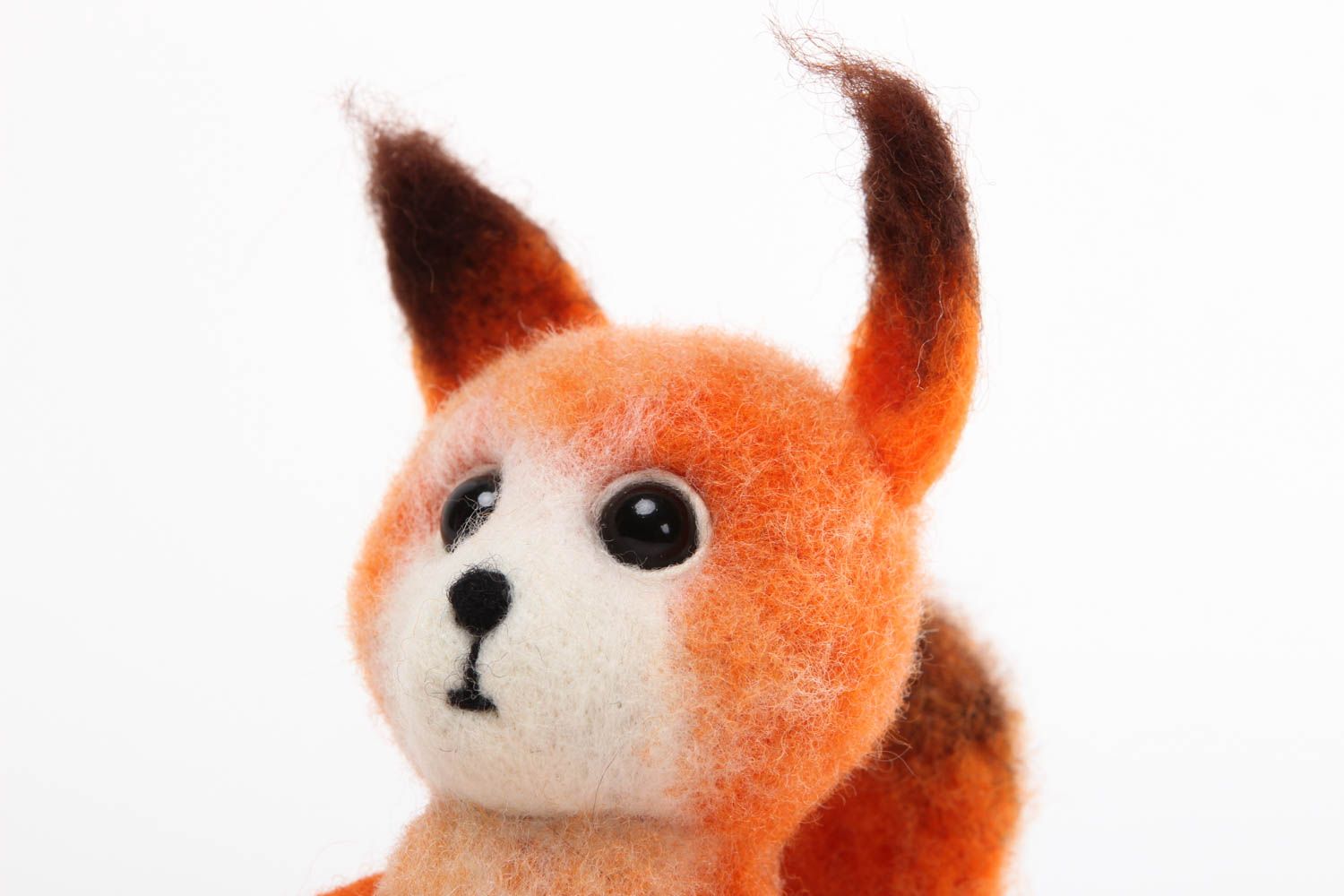 Handmade Filz Tier Eichhörnchen Spielzeug Geschenk Idee für Dekor hübsch foto 3
