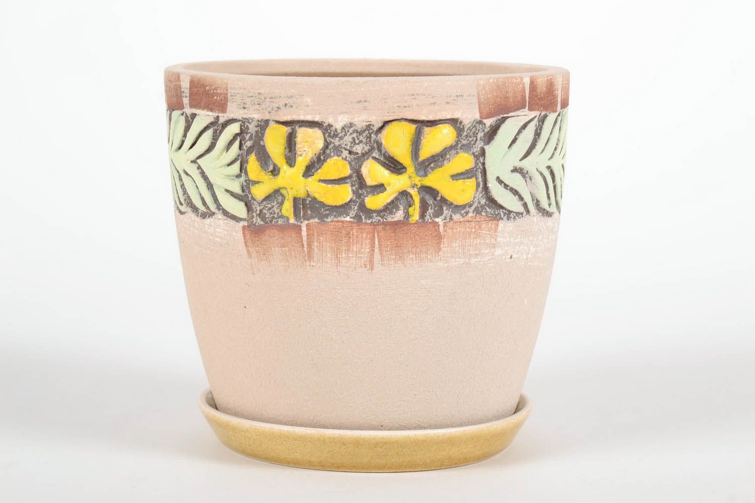 Vaso fiori fatto a mano vaso da fiori in ceramica attrezzi per giardinaggio foto 2