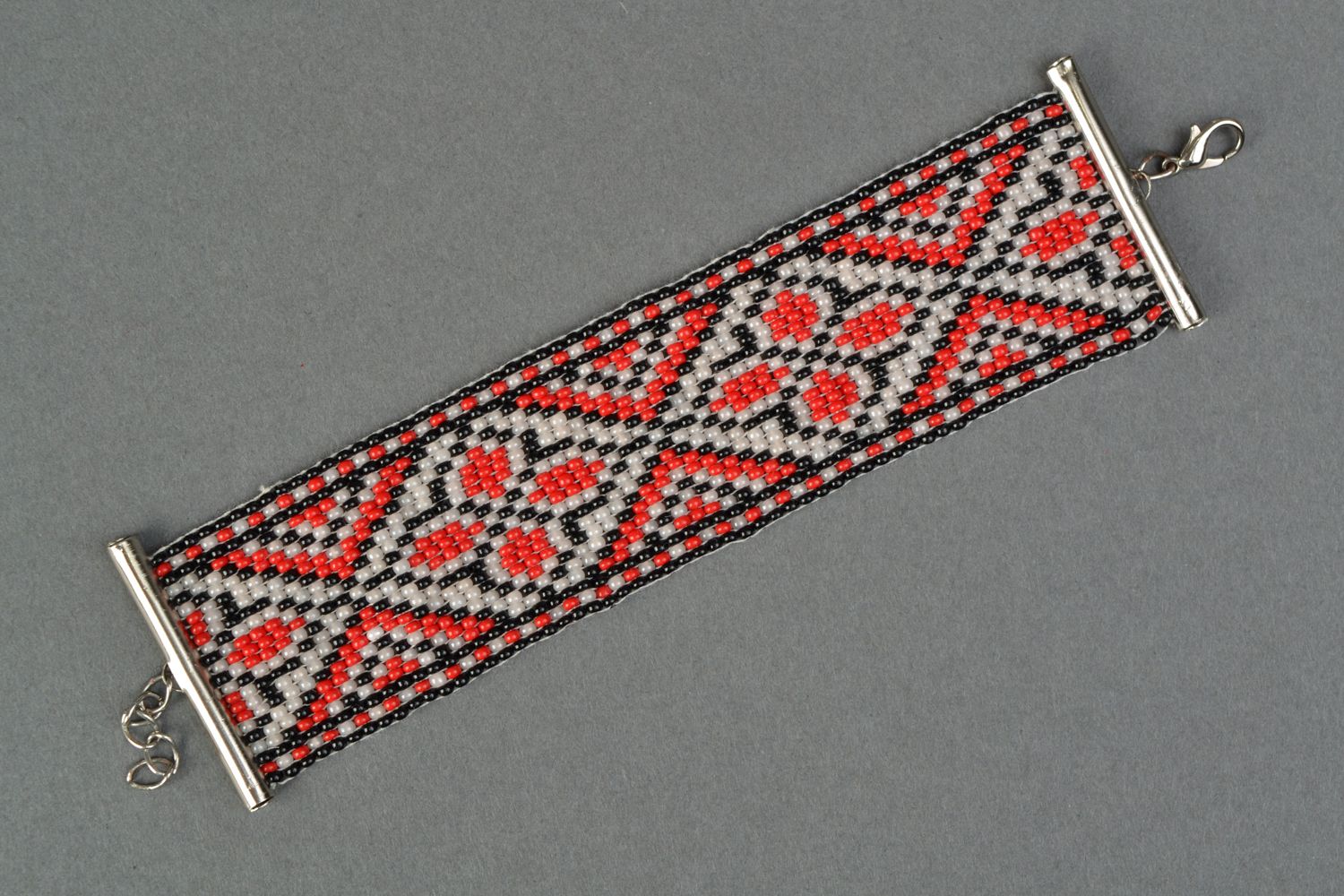 Ethnic volume bead bracelet photo 1