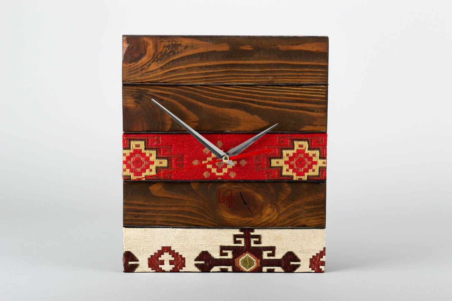 Reloj moderno de pared artesanal elemento decorativo para casa regalo original foto 1