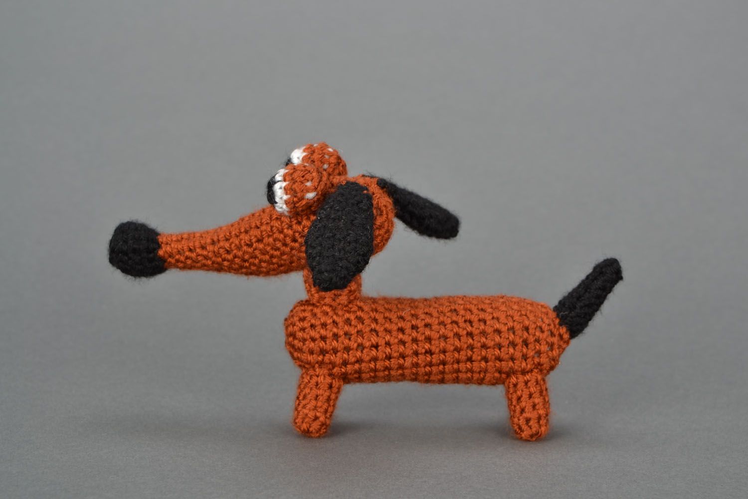 Crochet toy Badger-Dog photo 3