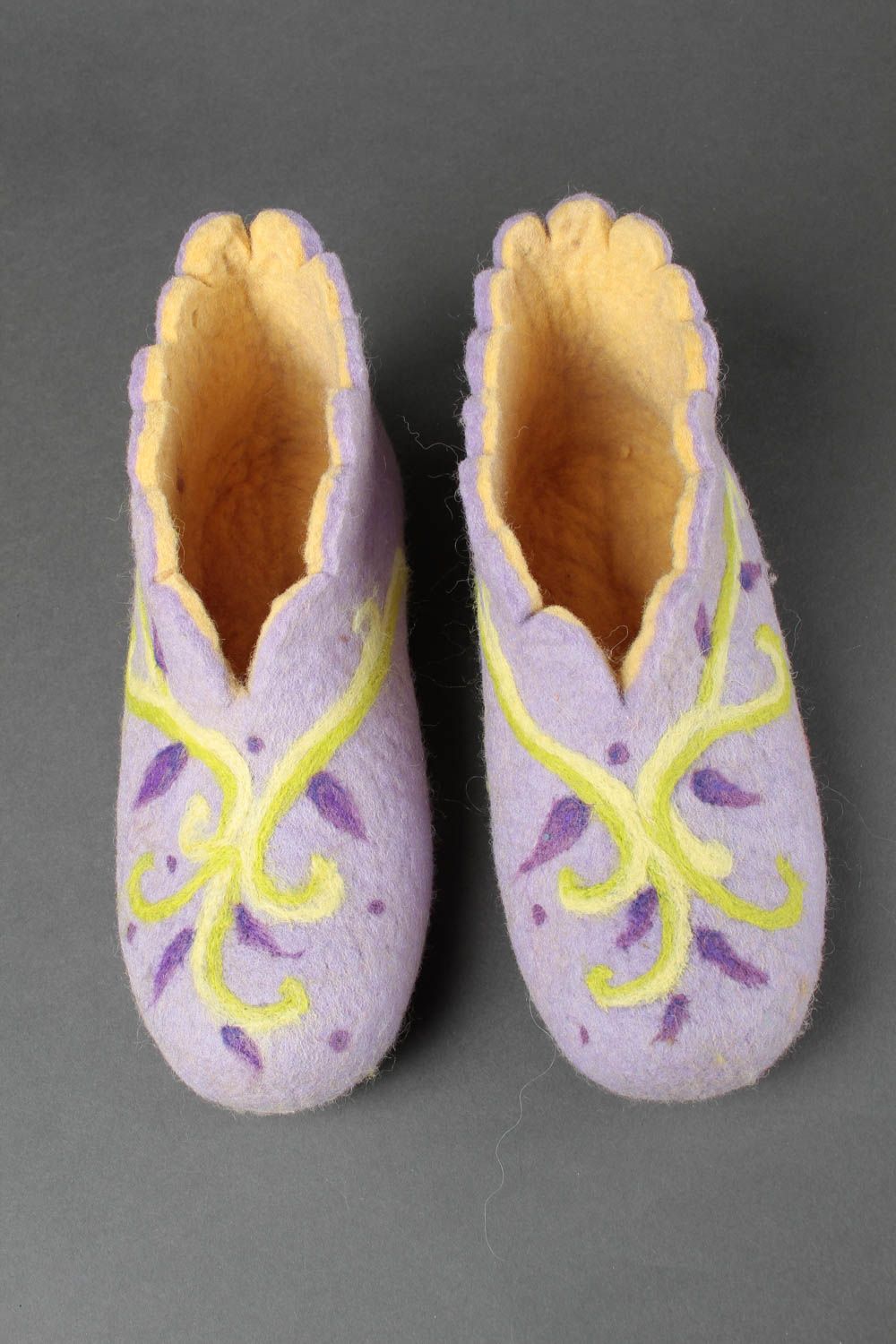 Pantuflas de casa artesanales regalo original zapatillas originales de lana foto 3