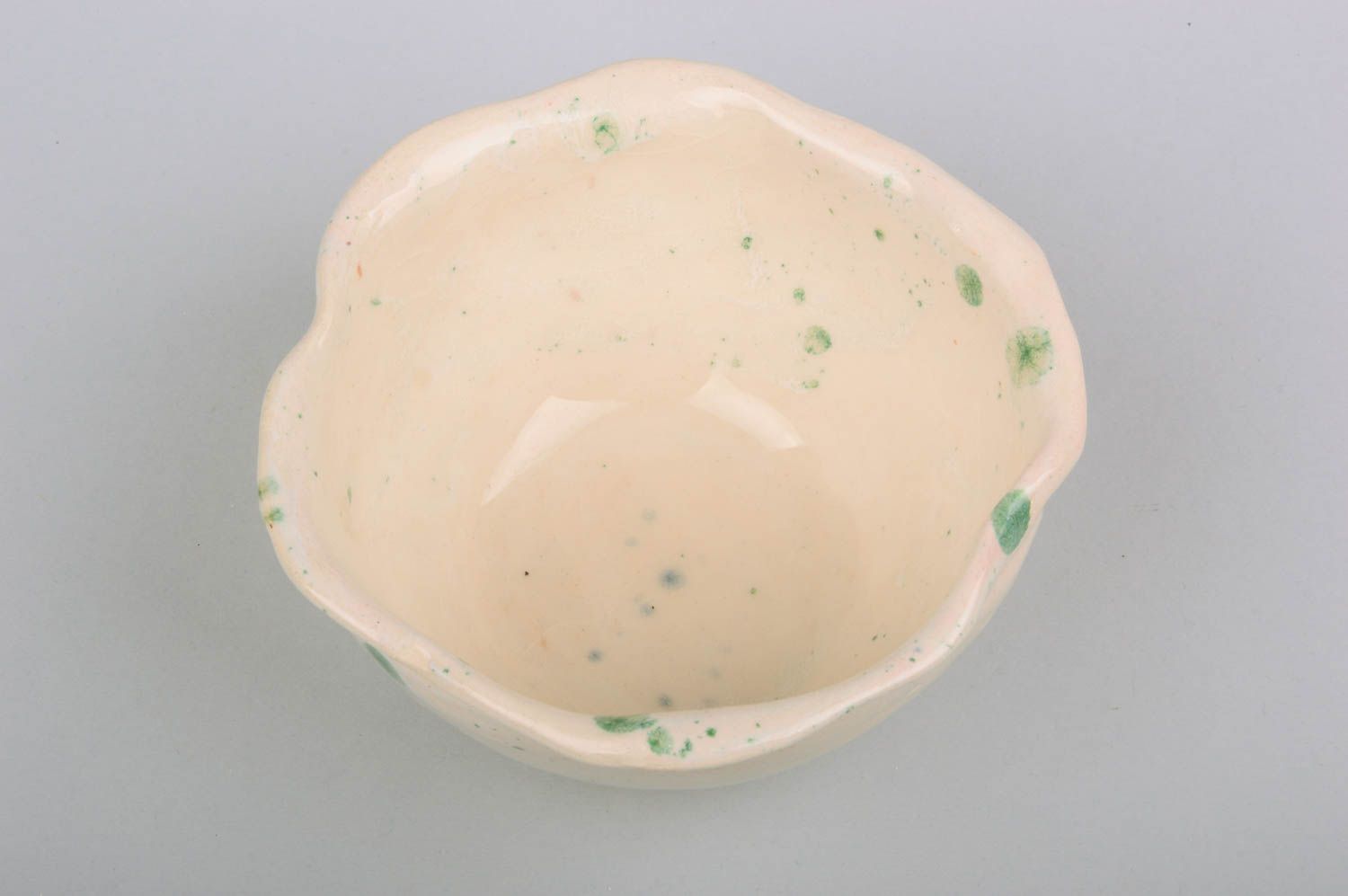 Small homemade ceramic bowl designer clay bowl designer ceramics gift ideas photo 2