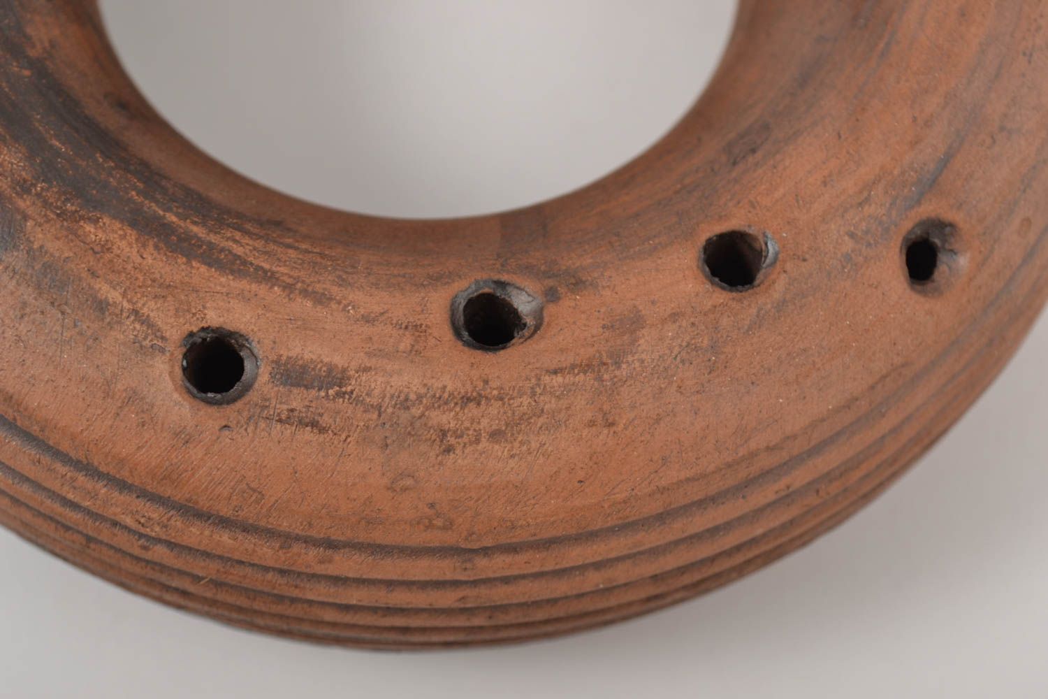 Ocarina instrumento musical artesanal silbato de barro regalo original foto 5