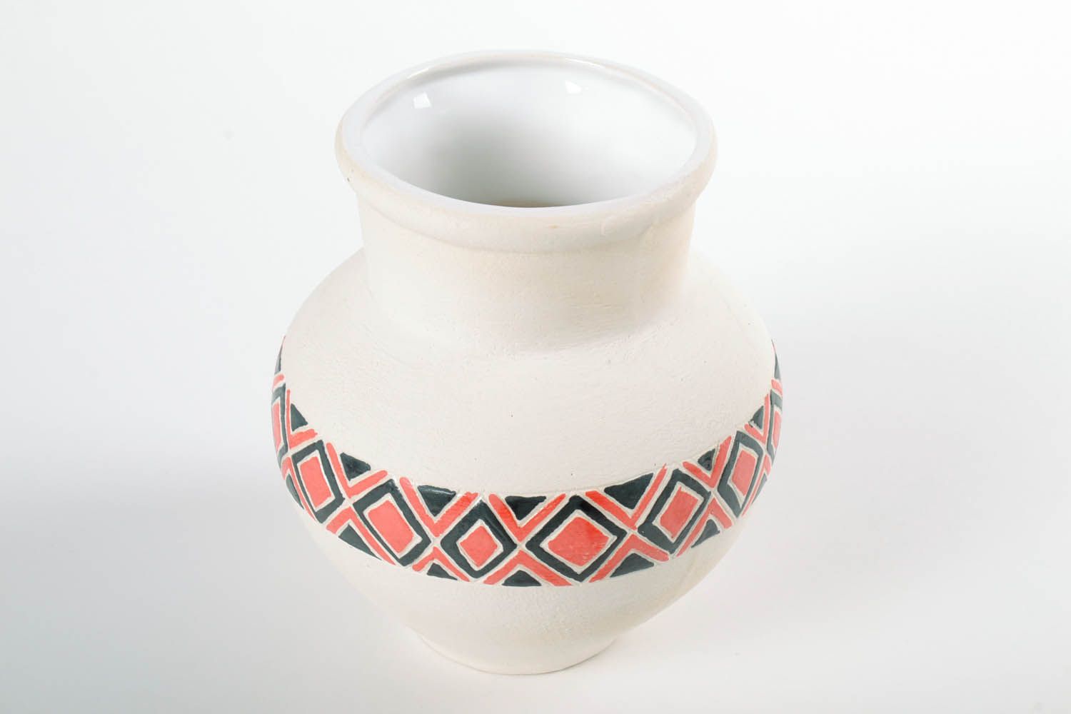 White ceramic milk 30 oz pitcher for everyday use 2 lb photo 4