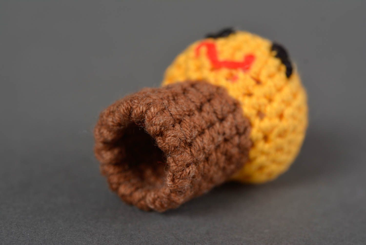 Finger Puppe handmade gehäkeltes Spielzeug Geschenk Idee Designer Geschenk foto 5