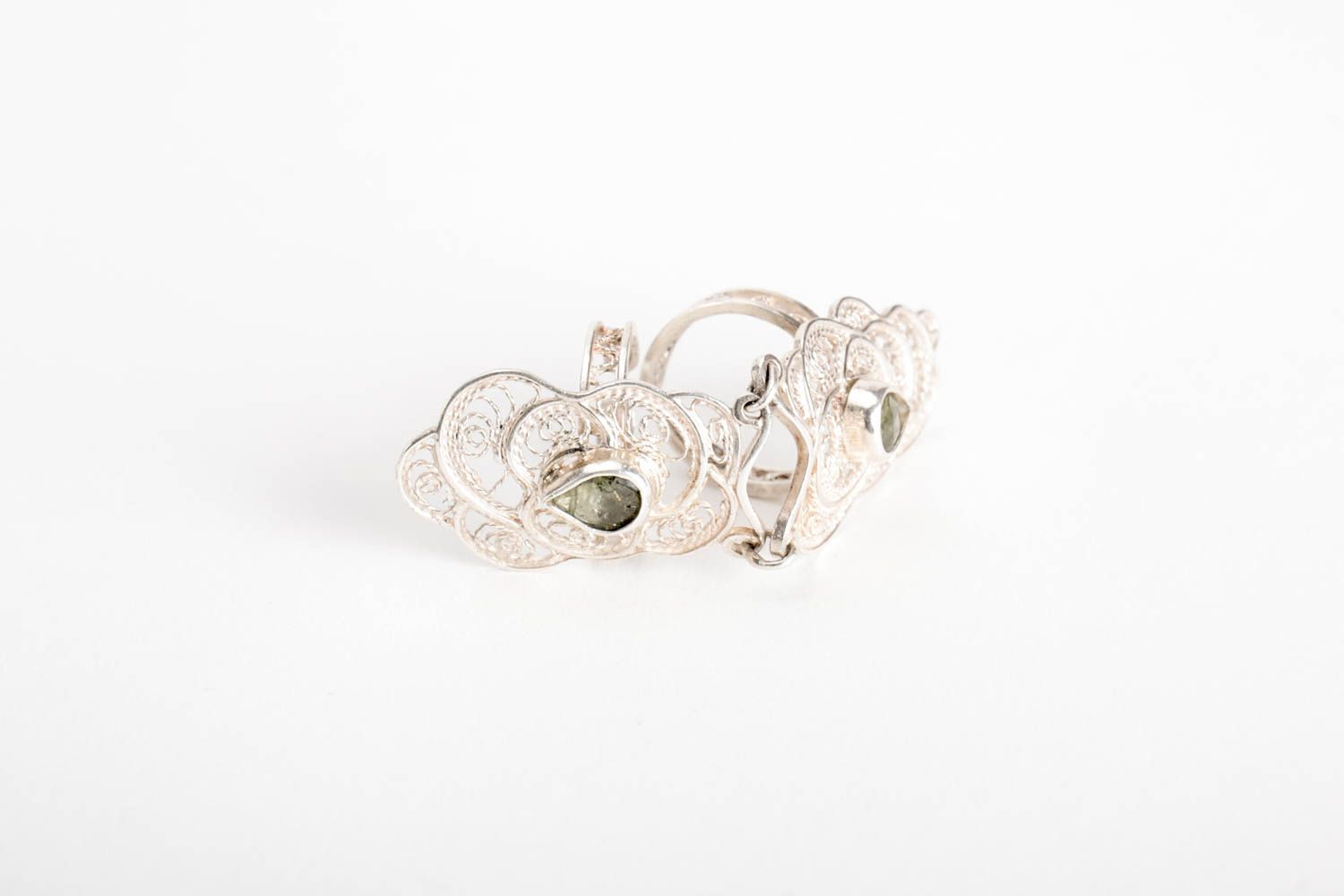 Beautiful handmade fine silver ring beautiful jewellery accessories for girls photo 4