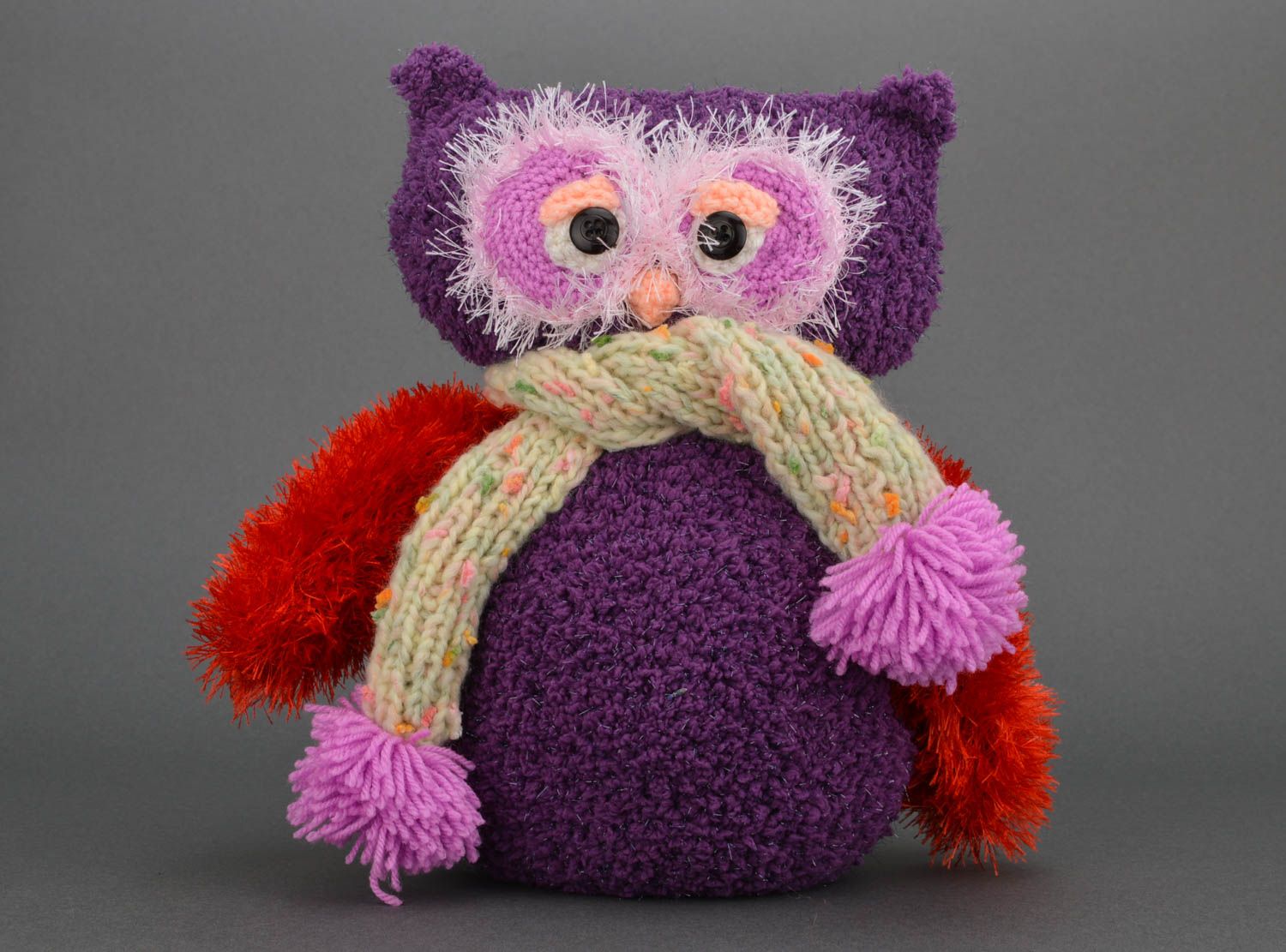 Handmade toy designer toy soft toy owl toy nursery decor gift for children photo 2