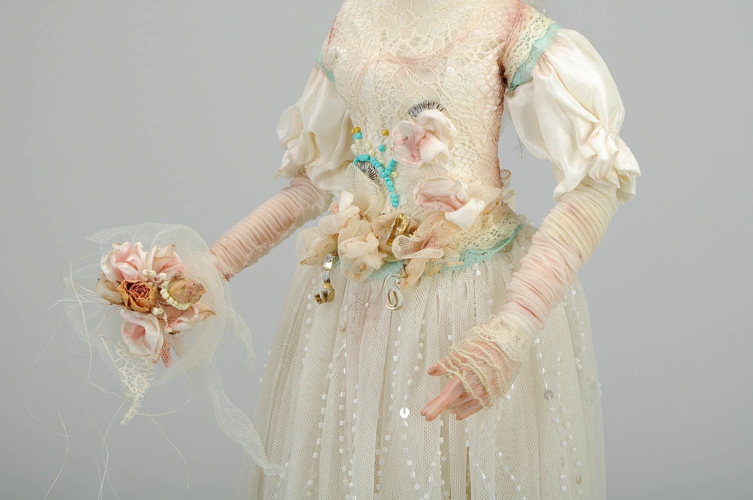 Авторская кукла Французская невеста фото 4