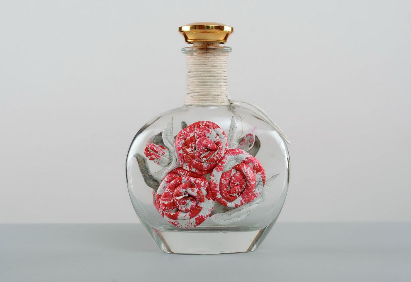 Decorative bottle Roses photo 2