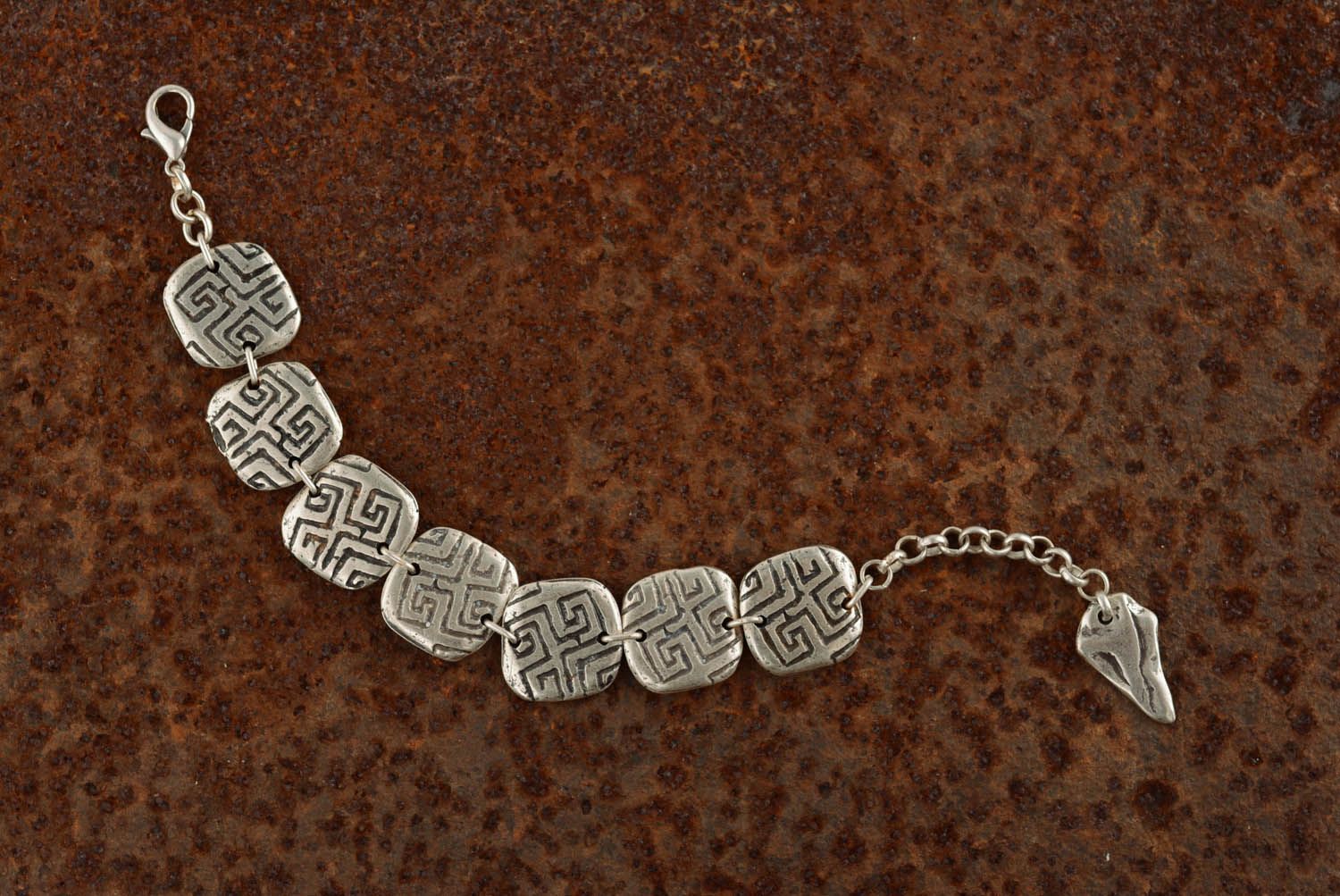 Homemade metal bracelet Solar Symbol photo 1