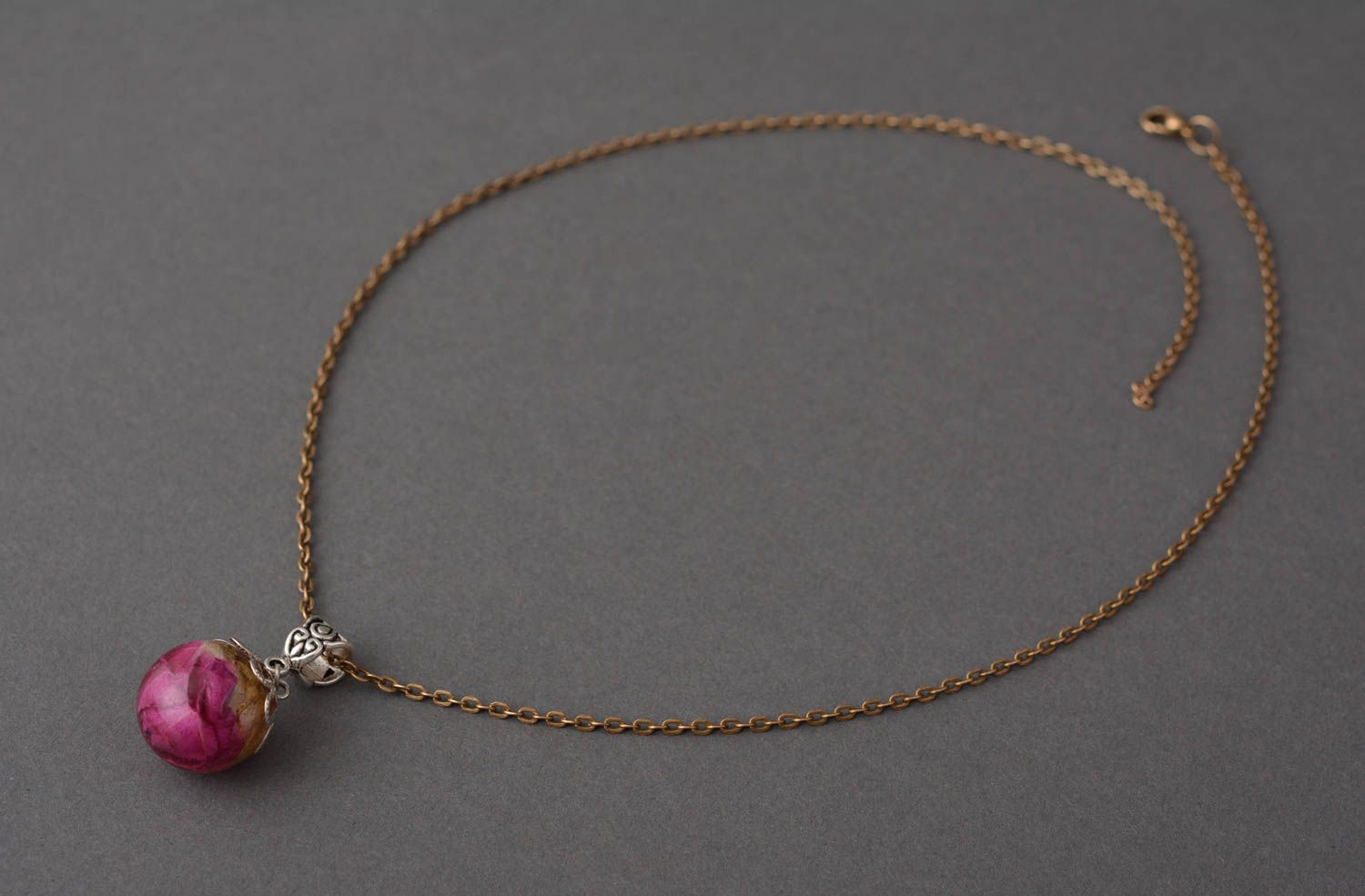 Flower necklace designer accessories handmade jewelry flower jewellery gift idea photo 4