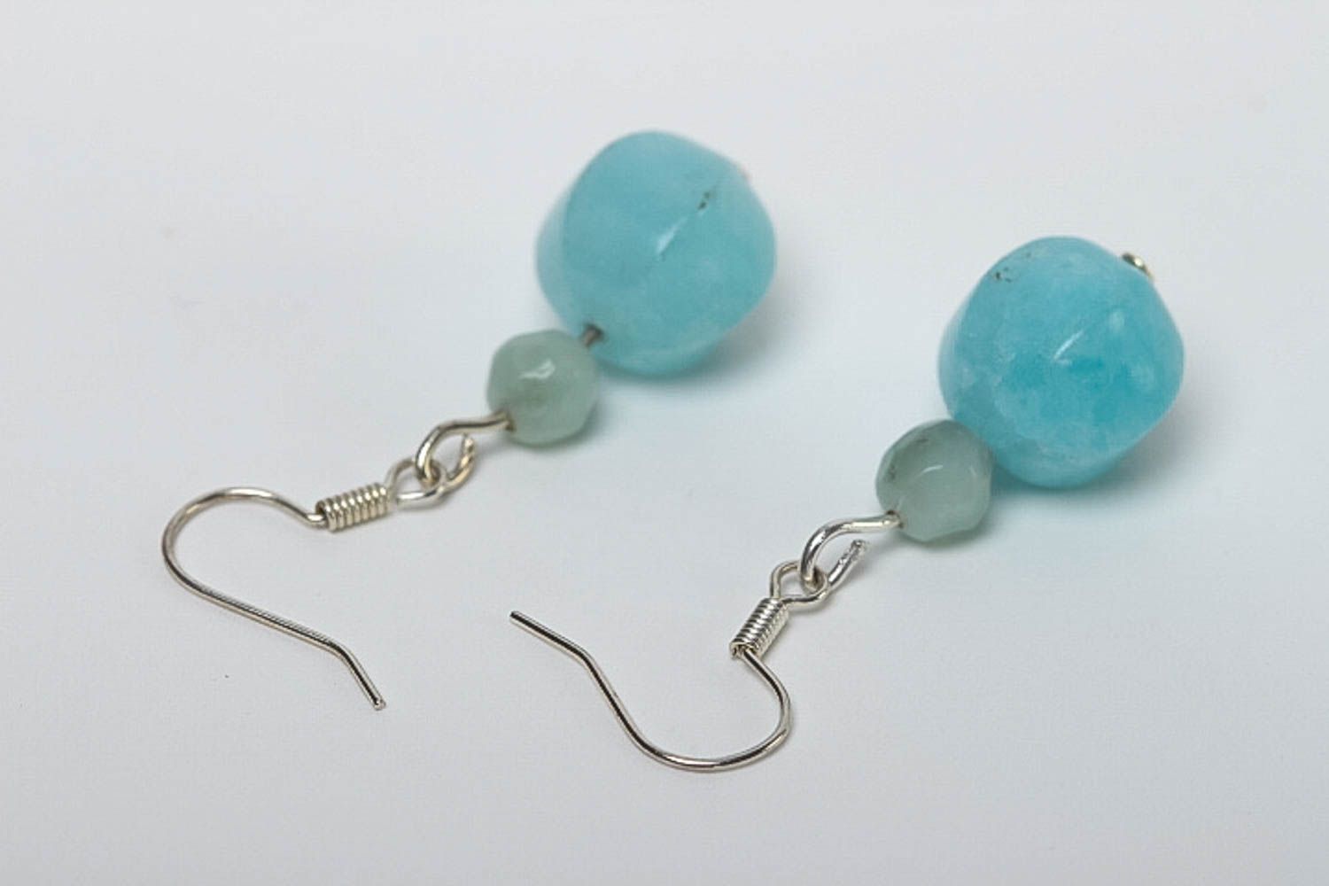 Handmade earrings gemstone jewelry dangling earrings fashion earrings gift ideas photo 4