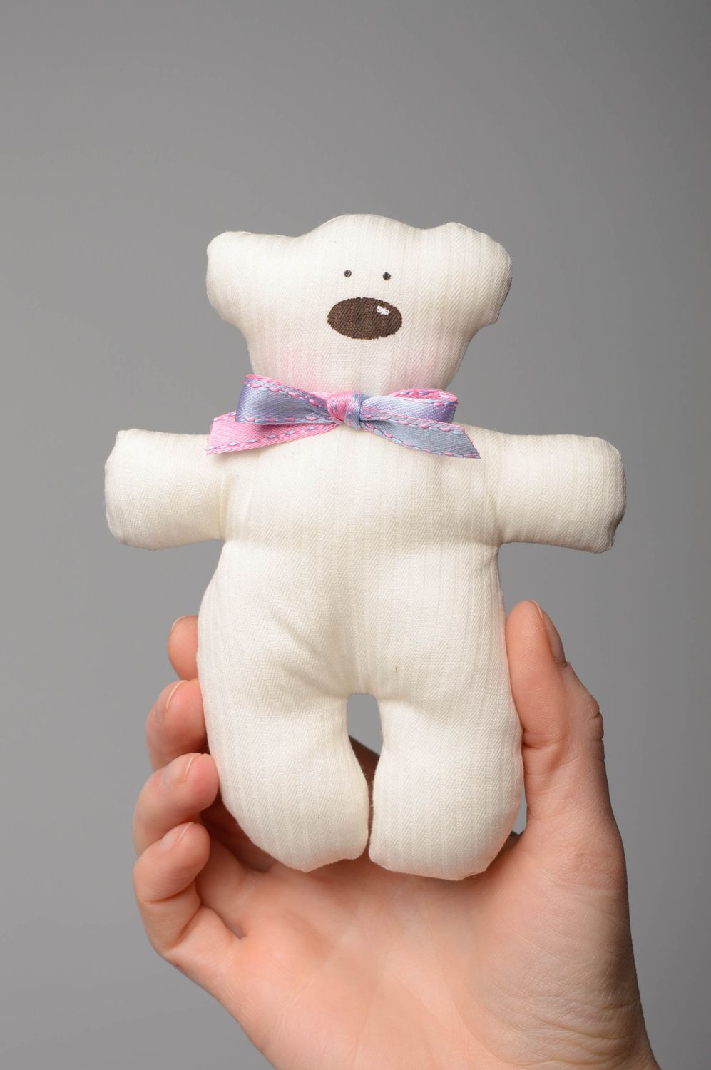 Handmade soft toy Polar Bear photo 4