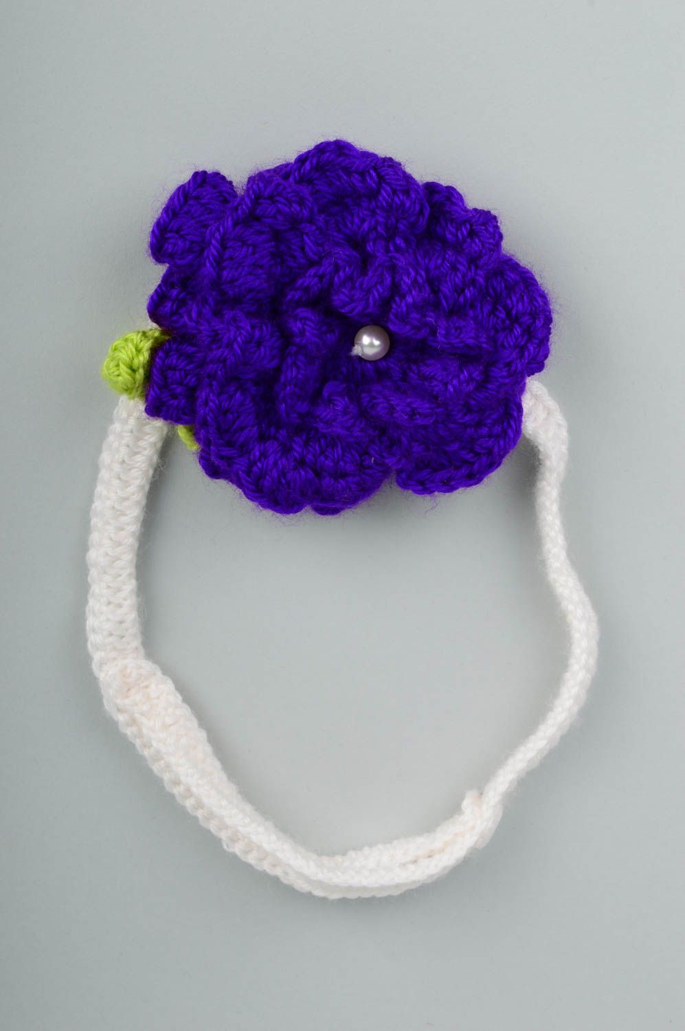 Handmade unusual headband children hair accessory designer headband for girls photo 1