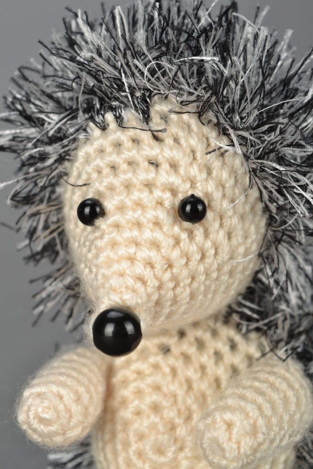 Jouet tricot au crochet Petit Hérisson photo 4