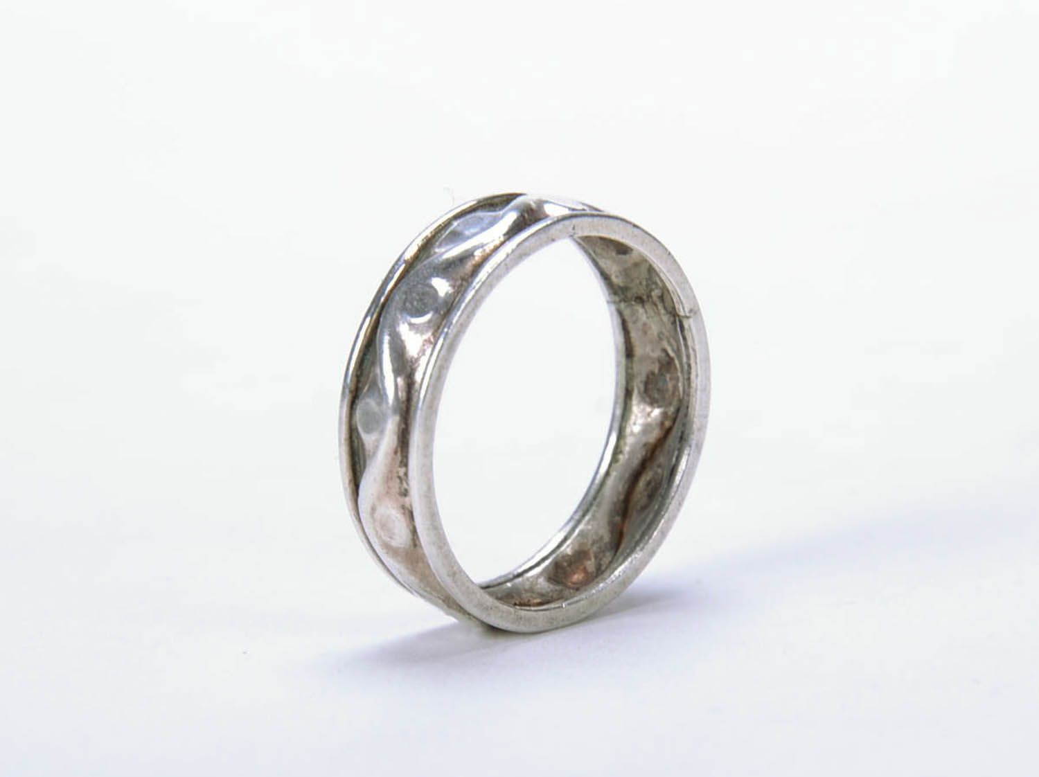 Handmade silver ring photo 4