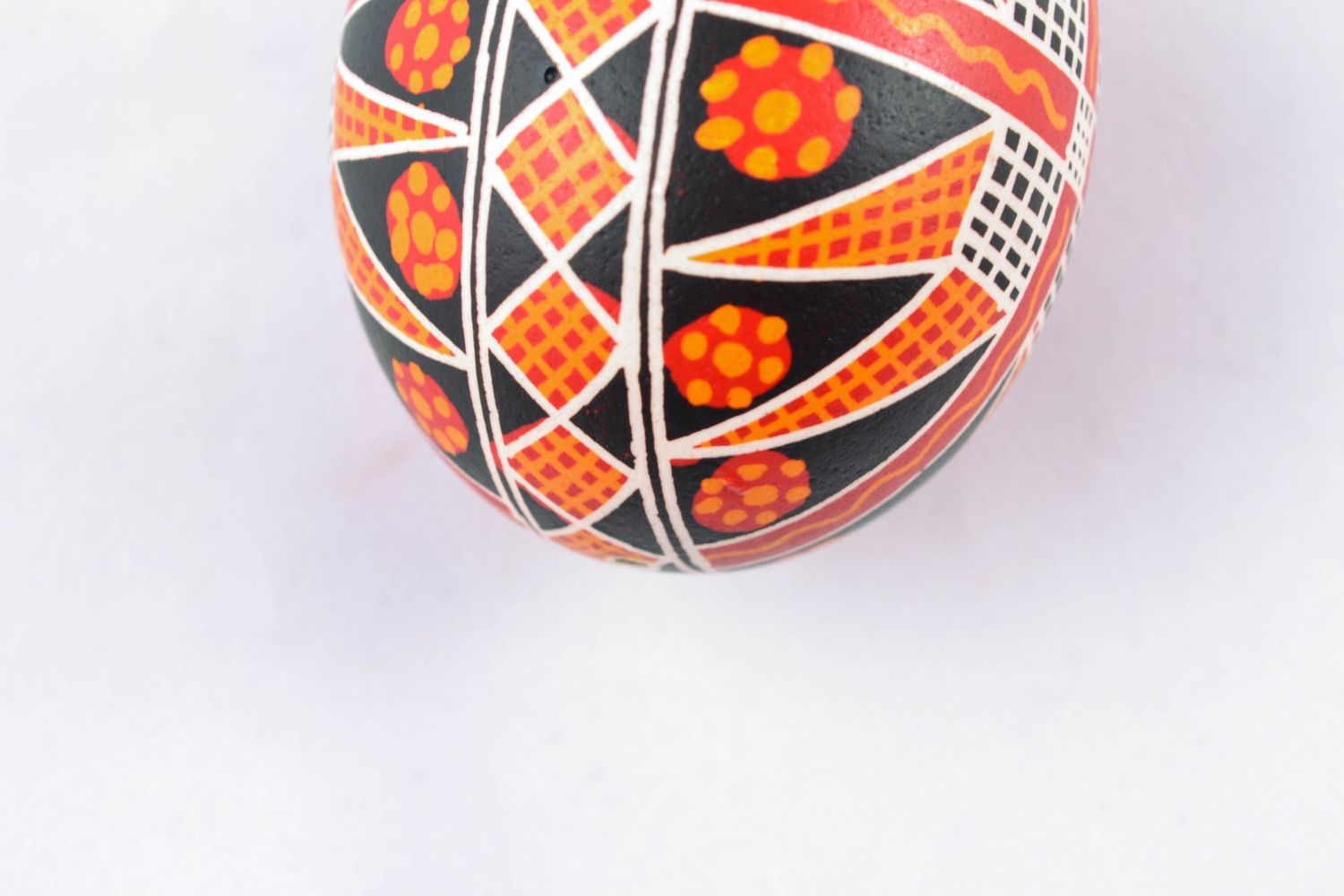 Handmade Easter egg with painting photo 5
