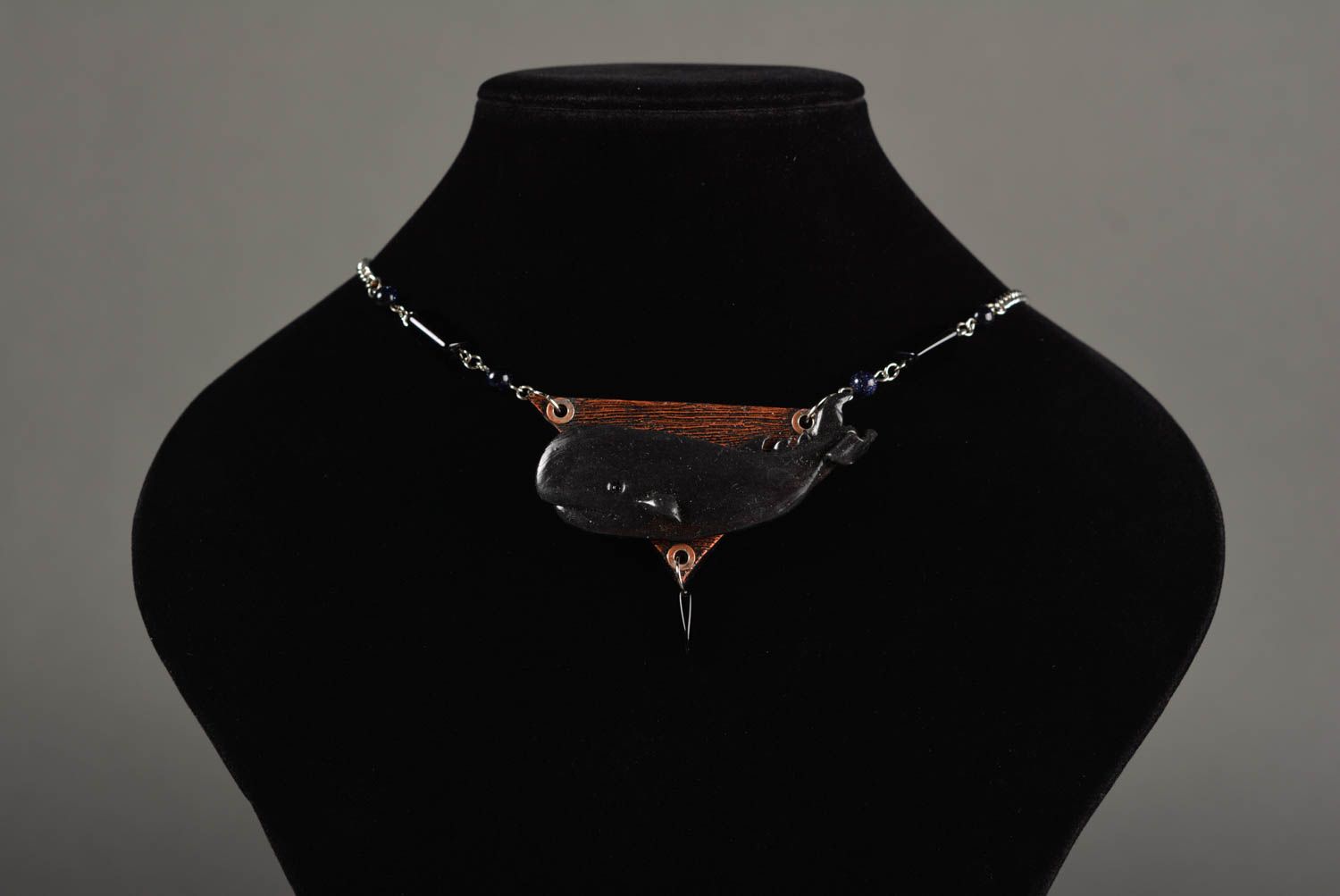 Handmade Halskette mit Anhänger Schmuck für Frauen Polymer clay Schmuck foto 2
